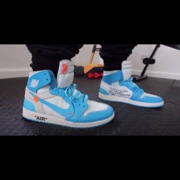 Off White Jordan 1 UNC - Picture 2 of 2